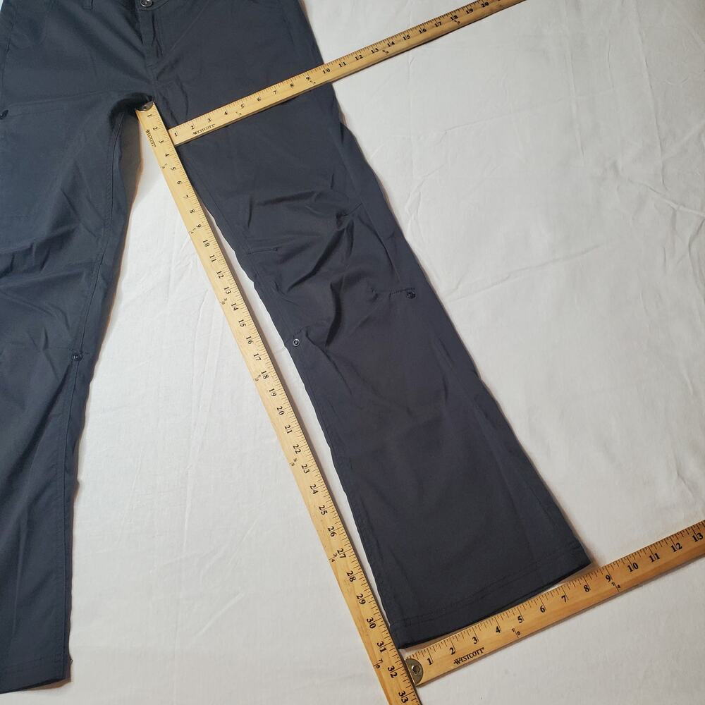 Prana Womens Size 10R Halle Hiking Pant Drawstring Black W4HARG113 - Picture 3 of 7